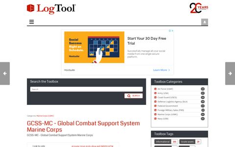 GCSS-MC - Global Combat Support System Marine Corps