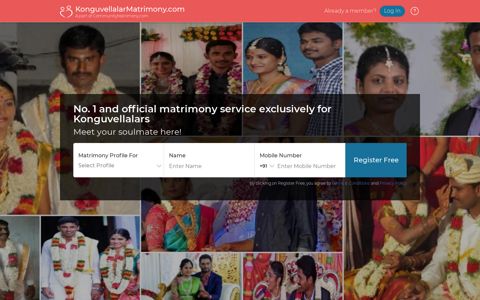 Kongu Vellalar Matrimony - The No. 1 Matrimony Site for ...