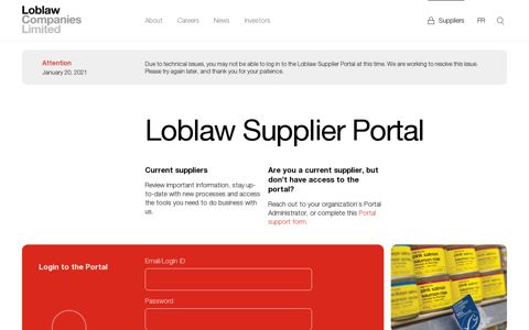 Supplier portal | Loblaw Companies Ltd.