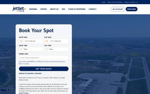 jetSet Parking Edmonton - Book Airport Parking Online Before ...