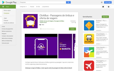 ClickBus - Passagens de ônibus e oferta de viagem – Apps no ...