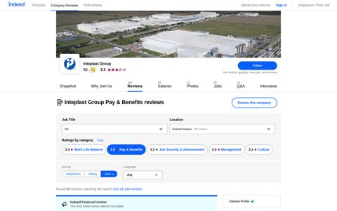 Working at Inteplast Group: 56 Reviews about Pay & Benefits ...