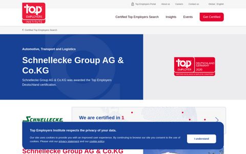Schnellecke Group AG & Co.KG - Top Employers Institute