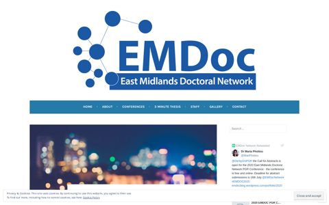 2020 EMDOC PGR Conference: Sustainability – East ...