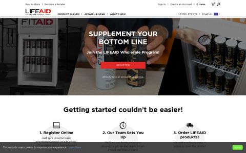 Become a Wholesaler | LIFEAID Beverage Co. - FITAID