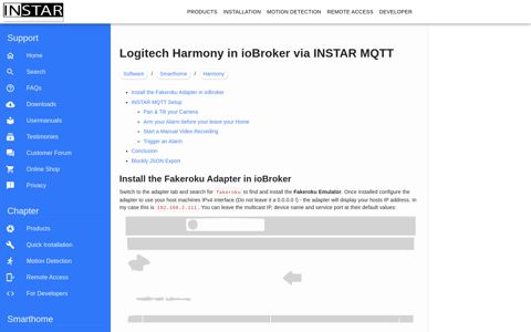Logitech Harmony in ioBroker via INSTAR MQTT - INSTAR Wiki