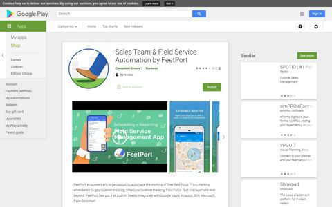 Sales Team & Field Service Automation by FeetPort – Apps on ...