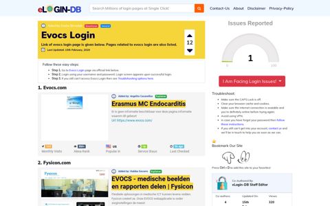 Evocs Login - A database full of login pages from all over the ...