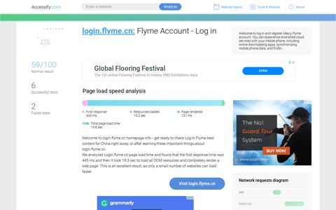 Access login.flyme.cn. Flyme Account - Log in