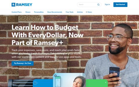 Get EveryDollar as part of Ramsey+ | Daveramsey.com