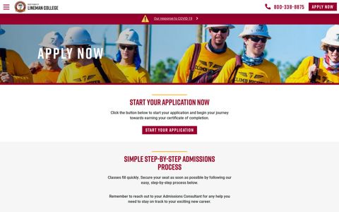 Apply | Northwest Lineman College