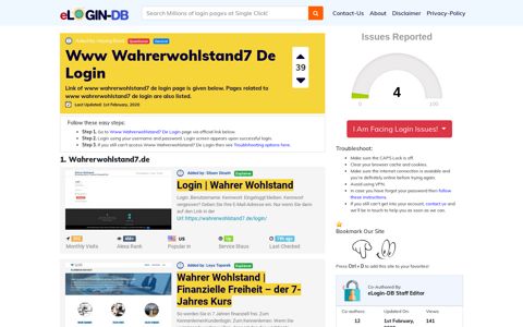 Www Wahrerwohlstand7 De Login - штыефпкфь login 0 Views