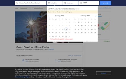 Green Flow Hotel Rosa Khutor, Estosadok - Booking Deals ...