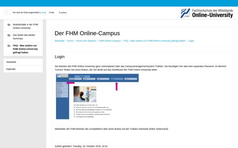 FHM Online-Campus: Login - FHM Online-University