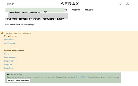 Search results for: 'gemus lamp' - Serax
