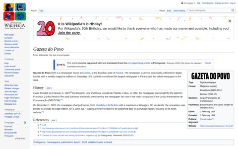 Gazeta do Povo - Wikipedia