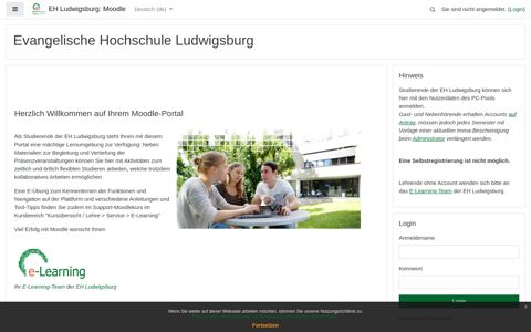 EH Ludwigsburg: Moodle - Evangelische Hochschule ...