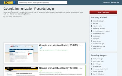 Georgia Immunization Records Login - Loginii.com