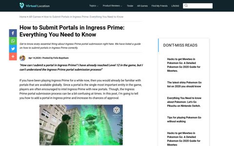 How to Submit Portals in Ingress Prime: Everything You Need ...