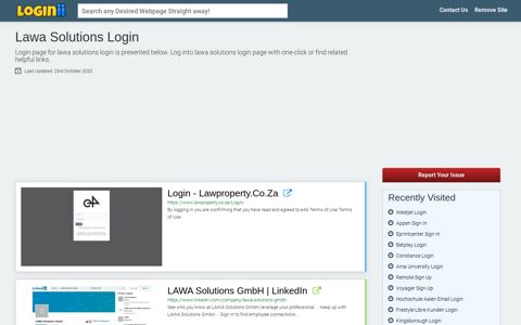 Lawa Solutions Login | Accedi Lawa Solutions - Loginii.com