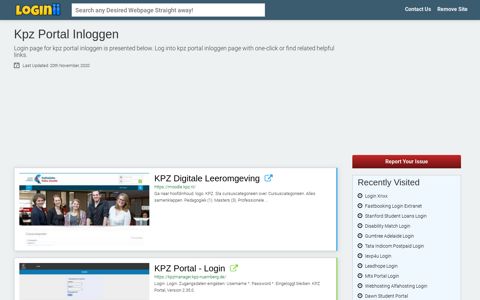 Kpz Portal Inloggen - Loginii.com