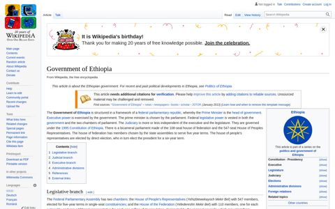 Government of Ethiopia - Wikipedia
