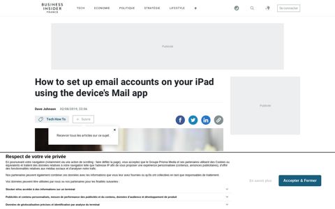 How to set up email accounts on an iPad's Mail app ...