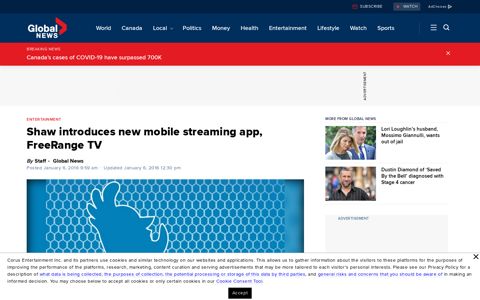 Shaw introduces new mobile streaming app, FreeRange TV ...