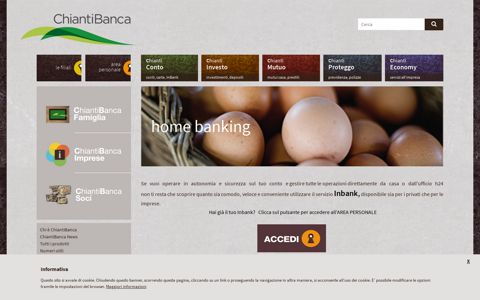 home banking - Chiantibanca