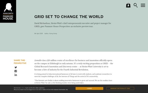GRID set to change the world | Panmure House