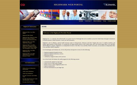 Highmark Provider Web Portal