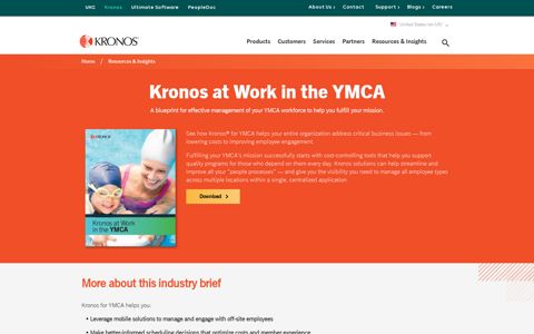 Kronos at Work in the YMCA | Kronos