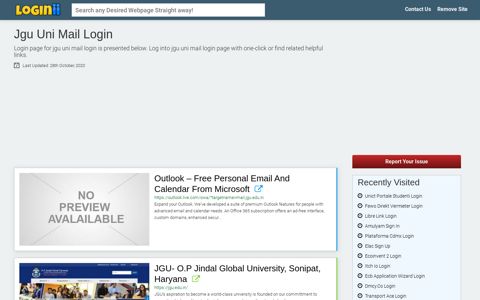 Jgu Uni Mail Login - Reach Desired Login Page of Any Site ...