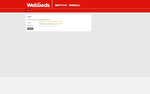 WebBeds - supplier portal