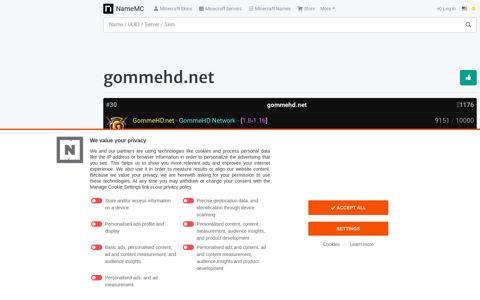 gommehd.net | Minecraft Server | NameMC