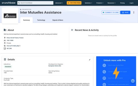 Inter Mutuelles Assistance - Crunchbase Company Profile ...