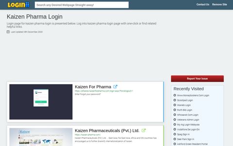 Kaizen Pharma Login - Loginii.com