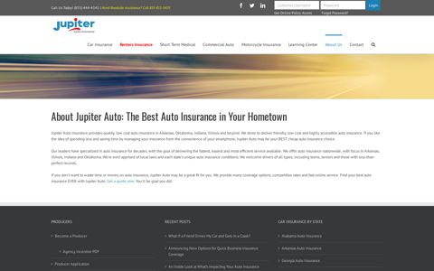 Jupiter Auto – Best Auto Insurance