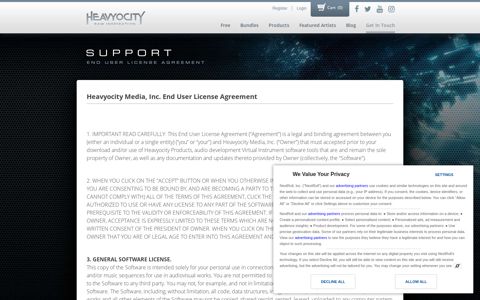 Heavyocity Media User & Software License Agreement