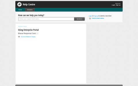 Using Enterprise Portal : NiYO Customer Support