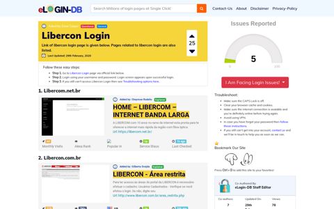 Libercon Login - A database full of login pages from all over ...