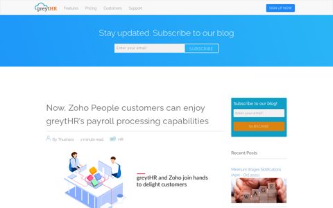 Now, Zoho People customers can enjoy greytHR's payroll ...