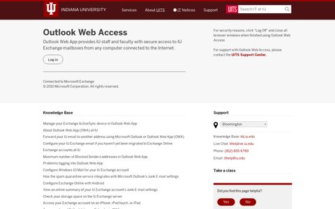 Outlook Web Access | University Information Technology ...