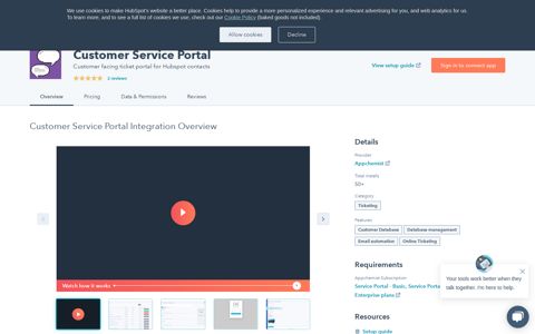 Customer Service Portal HubSpot Integration | Connect Them ...
