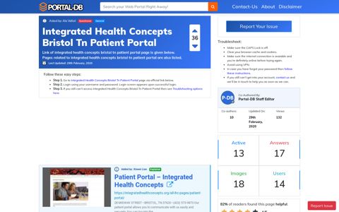 Integrated Health Concepts Bristol Tn Patient Portal