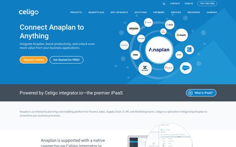 Connect Anaplan to Anything | Celigo