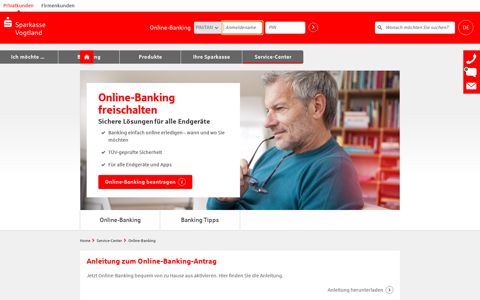 Online-Banking | Sparkasse Vogtland