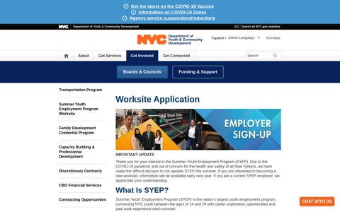 Ladders for Leaders Employer Sign-up - DYCD - NYC.gov