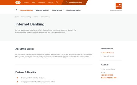 Internet Banking | GTBank Ghana