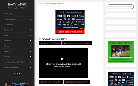 Watch CBS San Francisco KPIX Live Online Free | No Login ...
